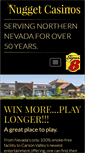 Mobile Screenshot of nuggetcasinos.com