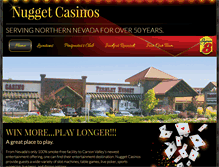 Tablet Screenshot of nuggetcasinos.com